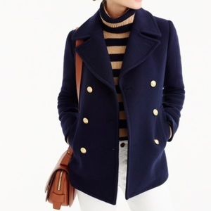 Majesty Peacoat in stadium cloth